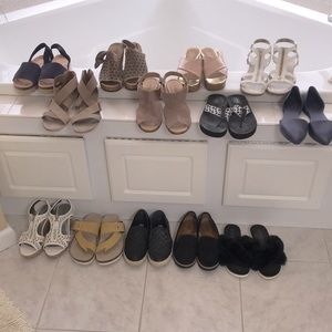 Sandals, wedges, heels, slip on for sale!